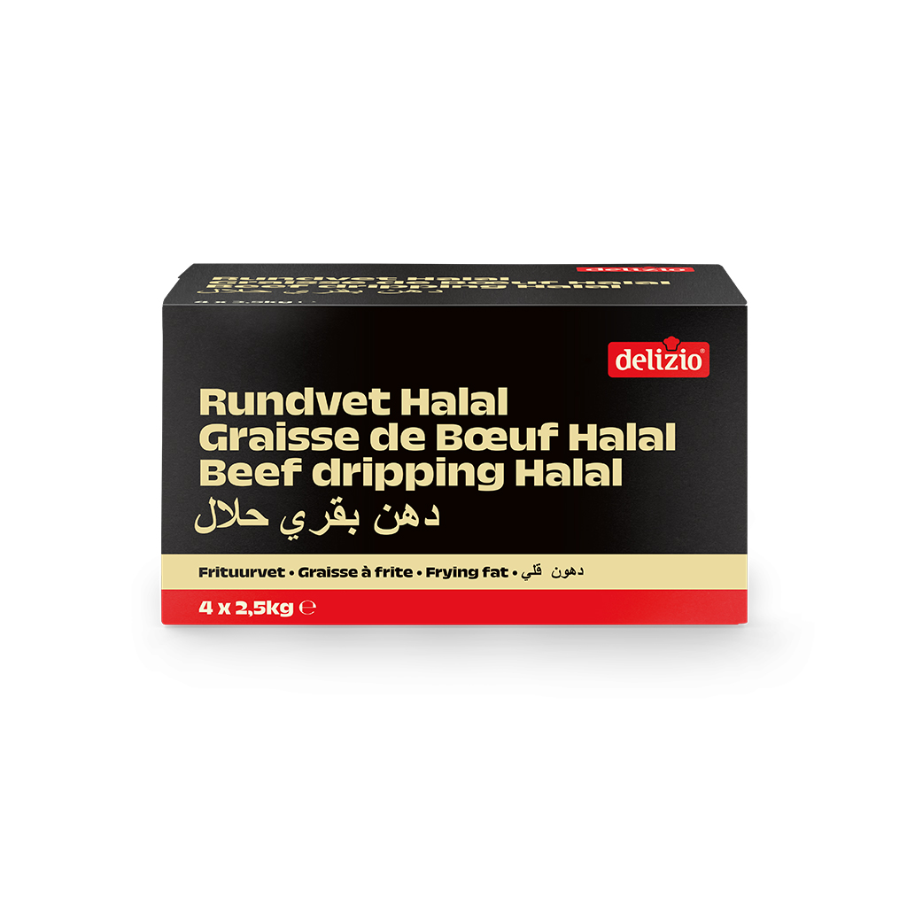 Graisse De Boeuf Halal Delizio 4 x 2,5 kg