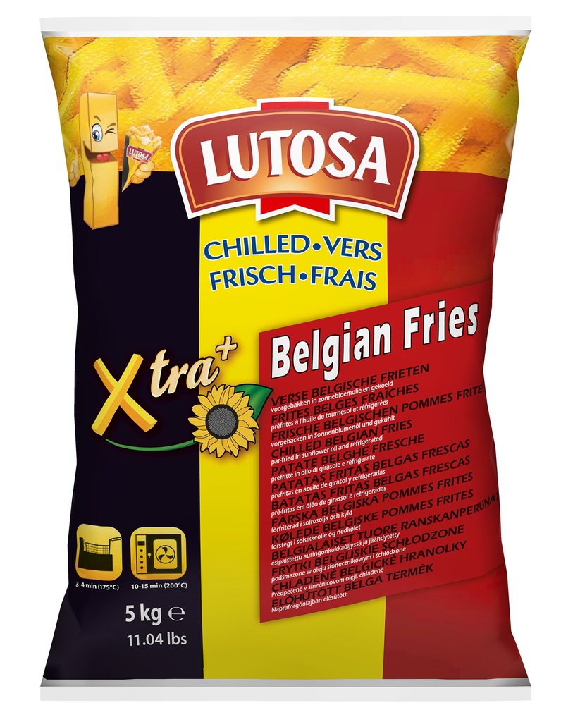 Frites Belge Congele Lutosa 4 x 2,5 kg