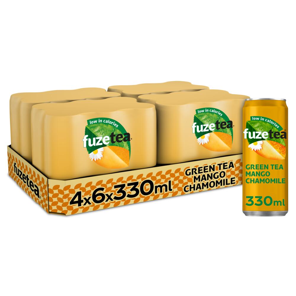 Fuze Tea green Tea Mango Camomille Can 24 x 33 cl