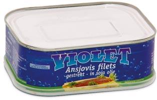 Anchois Tendu en conserve Violet 760 gr 