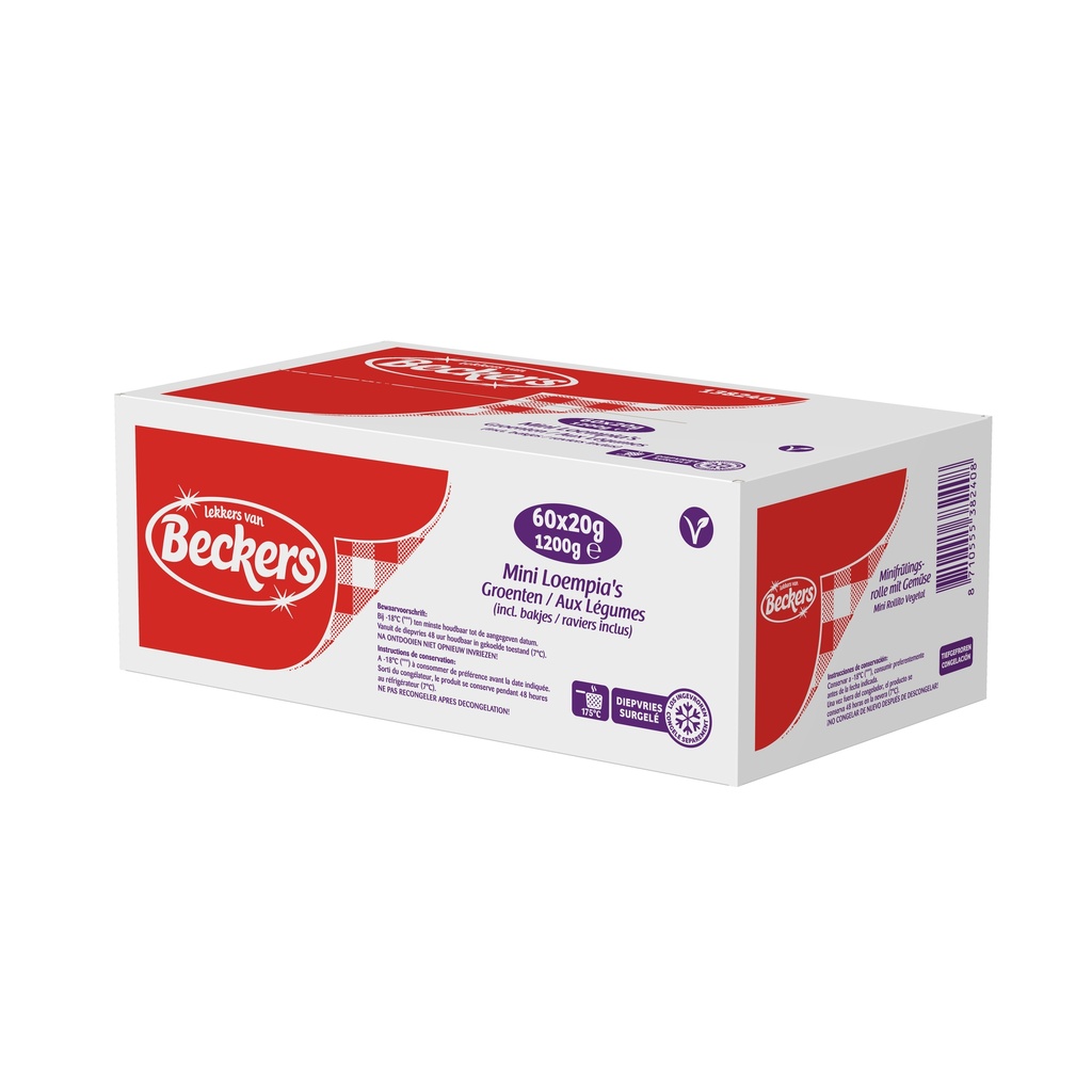 Mini Loempia Beckers 50 + 10 x 20 gr