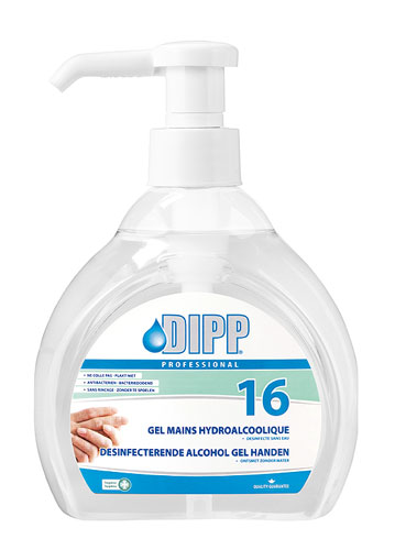 Gel Mains Hydro Alcoholique Dipp (16) 500 ml