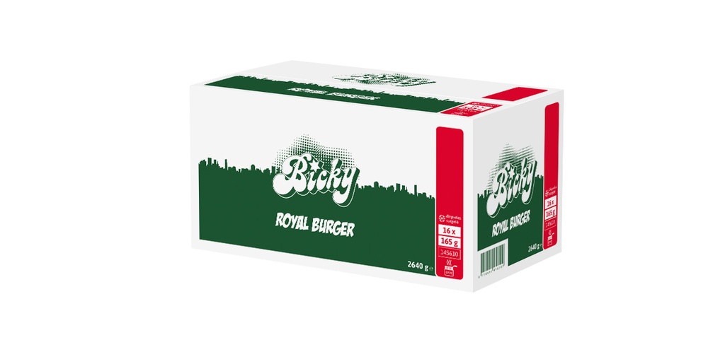 Bicky Burger Royal 16 x 165 gr