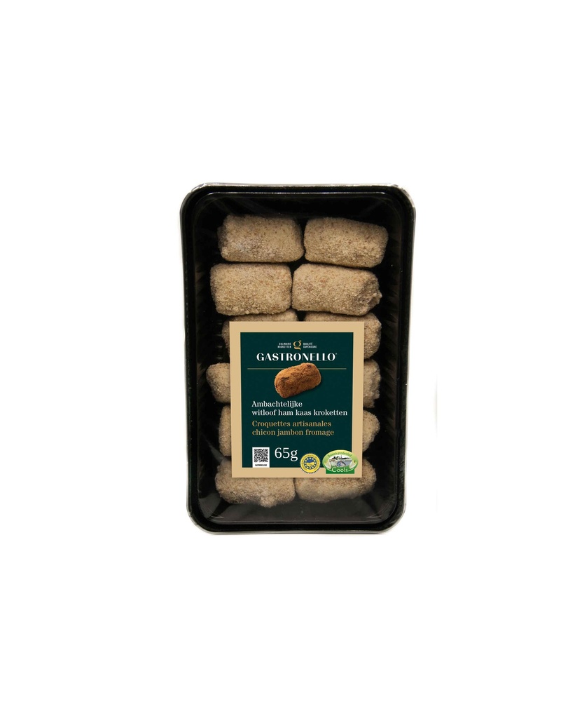 Croquette Chicon/Jambon/Fromage Gastronello 12 x 65 gr