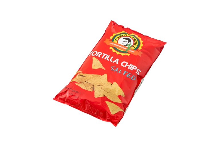 LA285.1 Tortilla Chips Naturel Round La Streetfood 475 gr