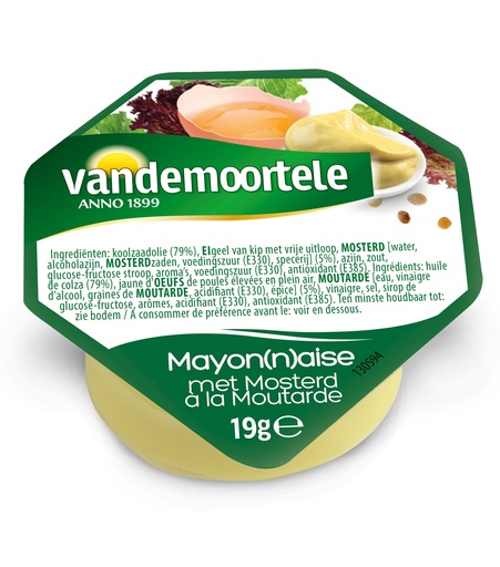 [1946] Mayonaise Portions Vandemoortele 120 x 20 ml