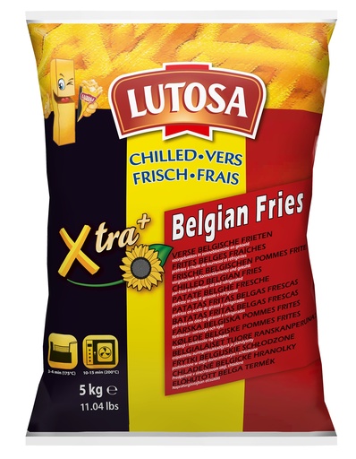 [3386] Frites Belge Congele Lutosa 4 x 2,5 kg