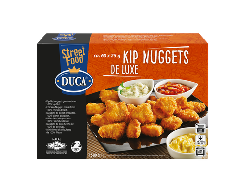 [W3386] Nuggets De Poulet De Luxe Duca 60 x 25 gr