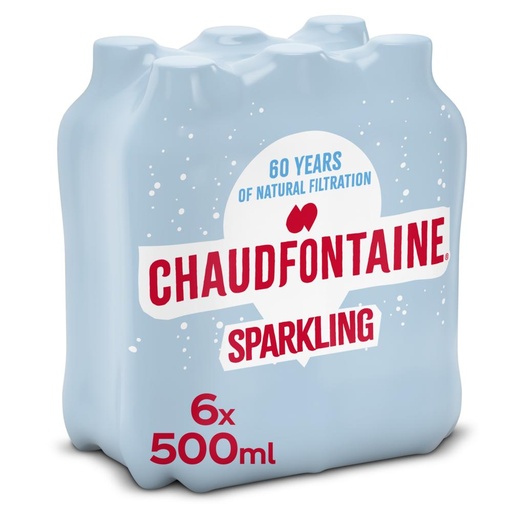 [5039B] Chaudfontaine Pétillant Rouge Pet 4 x 6 x 50cl