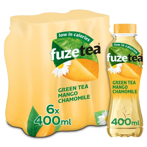 [5095] Fuze green Tea Mango Chamomile 6 x 4 x 40 cl