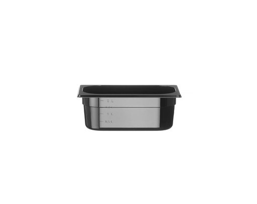 [100622] Gastronorm 1/4 pc black - Hendi - 862629