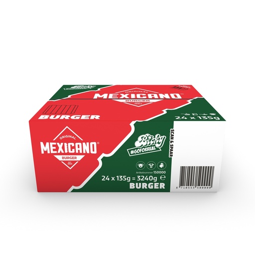 [0020] Bicky Mexicano Burger 24 x 135 gr