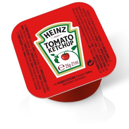 [1957] Tomates Ketchup Portions Cups Heinz 100 x 21 ml