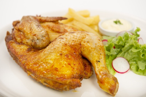 [2080] Demi Poulet Cuit Noyez +/- 550 gr