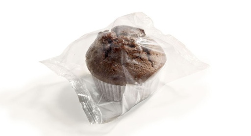 [8678] 0677 Muffin Double Choc Chip Single Wrapped La Lorraine 40 x 90 gr