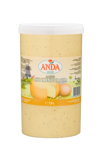 [6949] Chicken Burger Sauce Anda 3 L