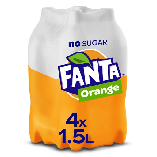 [5118] Fanta Orange Zero 4 x 1,5 L