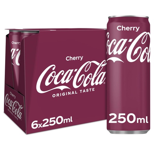 [5093] Coca Cola Cherry Can 4 x 6 x 33 cl