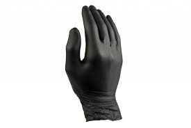 [4994] Gants Nitrile Noir Medium 100 pcs