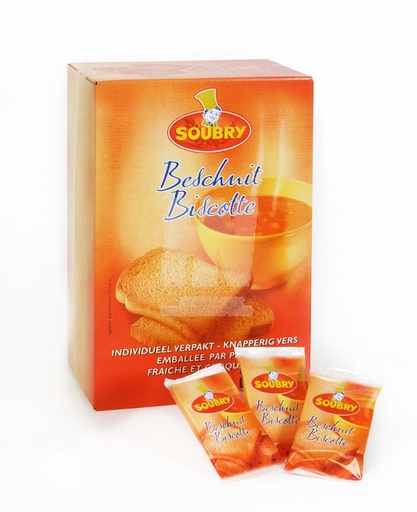 [0816] Biscottes individuelle Soubry 150 pcs