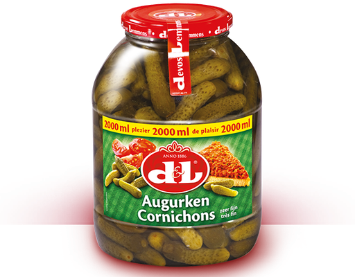 [5620] Cornichons Tres Fin Devos Lemmens 2,1 kg