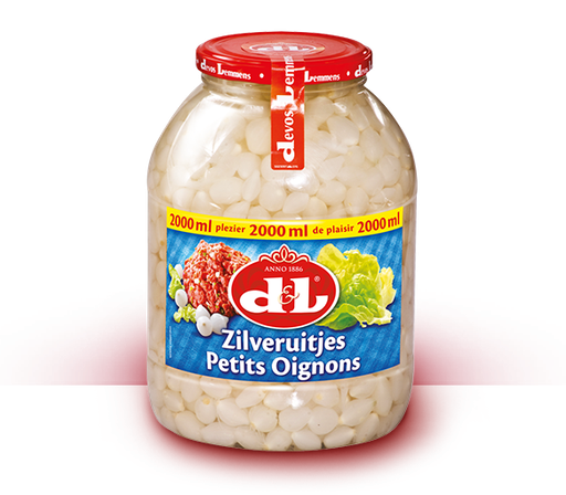 [5617] Petit oignons en vinaigre Devos Lemmens Pet 2 L