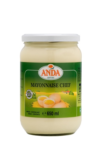 [W6617] Mayonaise Chef Anda 650 ml