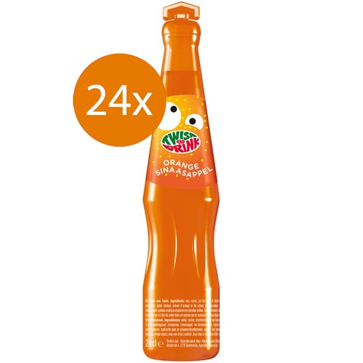 [5130] Twist & Drink Orange 24 x 20 cl