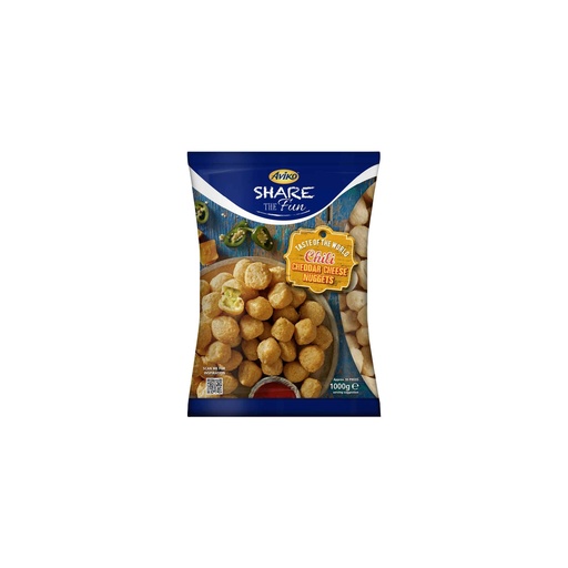 [3378] Chili Cheddar Cheese Nuggets Aviko 1 kg