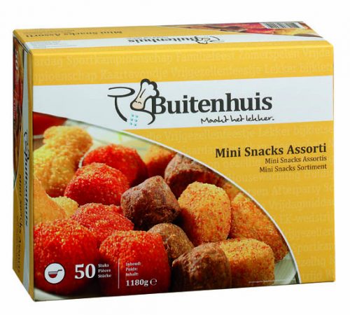 [0750] Mini Snack 4 Sortes Buitenhuis 60 x 20 gr